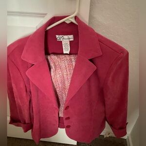 Dress Barn Pink Jacket with Skirt